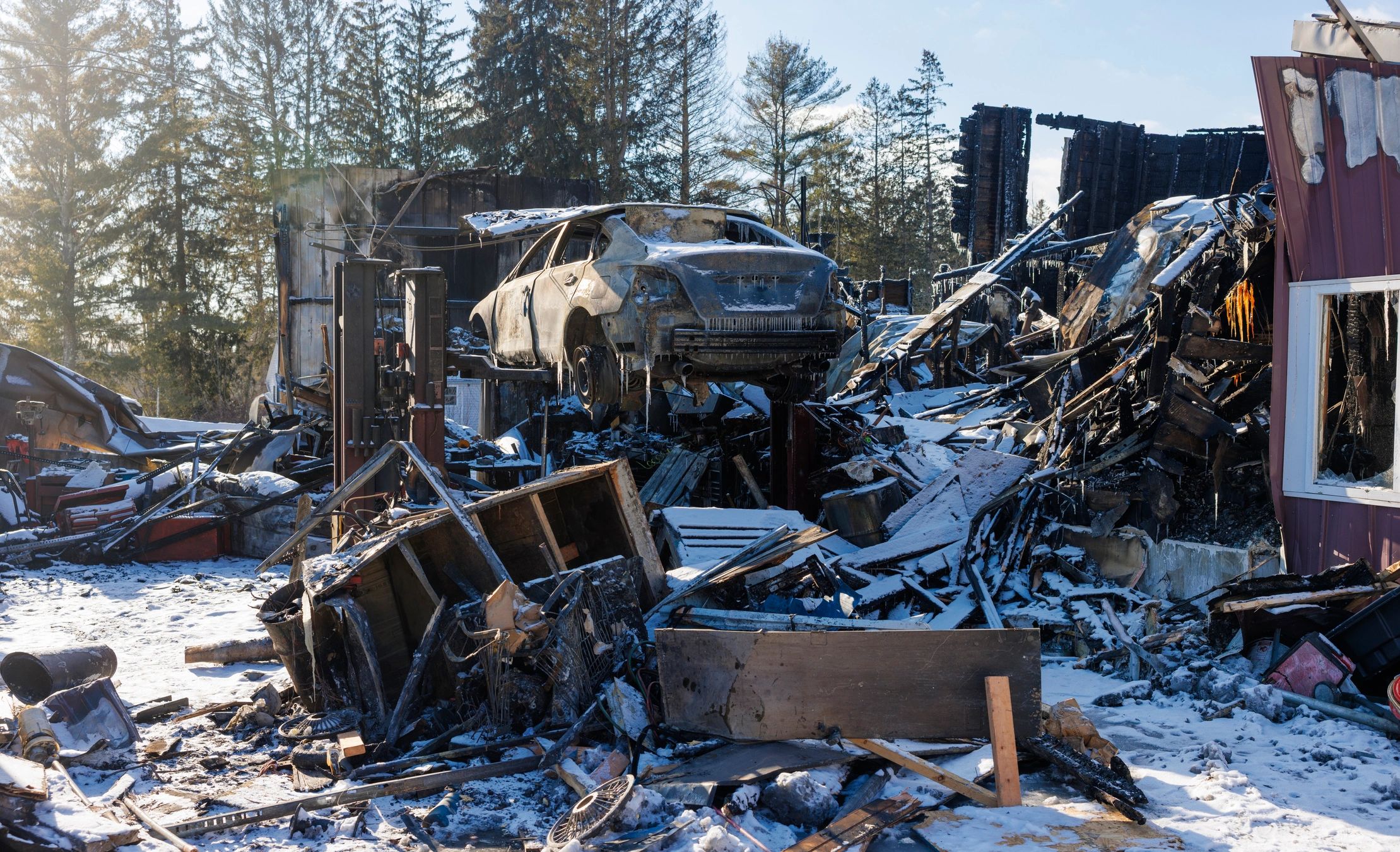 Fire and smoke damage restoration cleanup in Arizona home