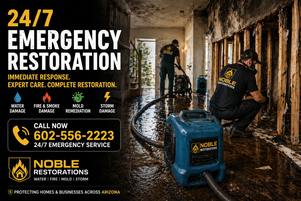 24/7 Emergency Damage Restoration in Arizona | Immediate Response Services