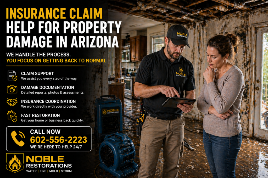 Insurance Claim Help for Property Damage in Arizona | We Handle the Process for You