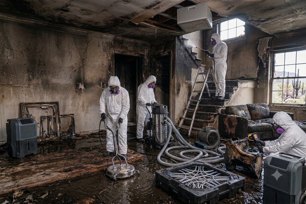 Fire & Smoke Damage Restoration Arizona | Noble Restorations