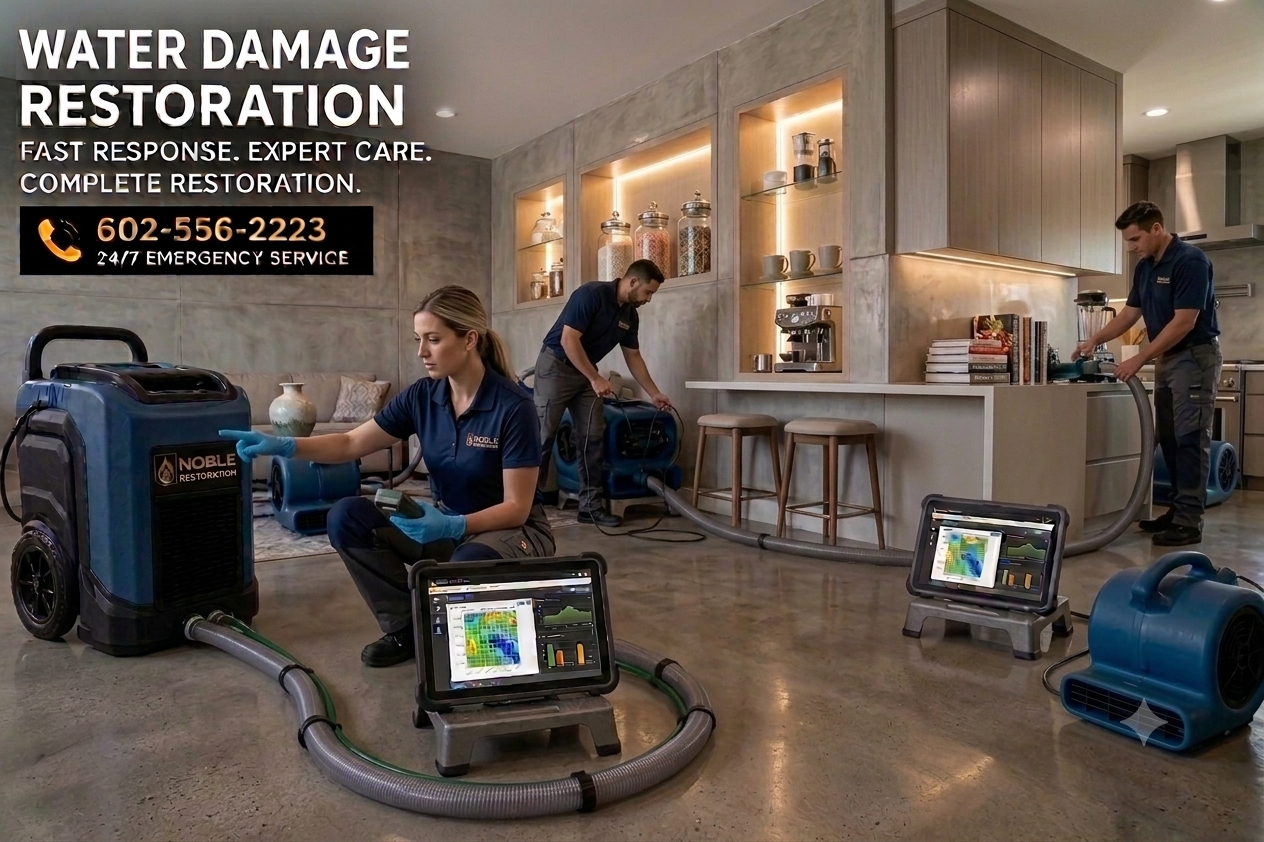 Water Damage Restoration Mesa AZ| Noble Restorations